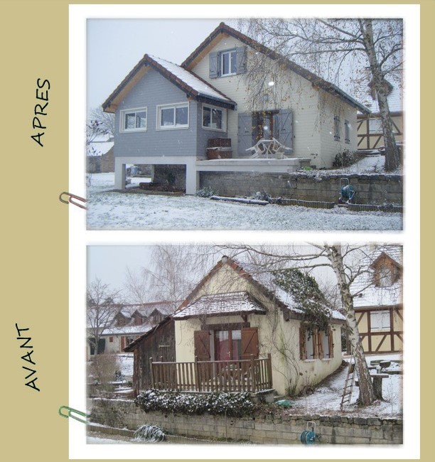 extension maison ossature bois